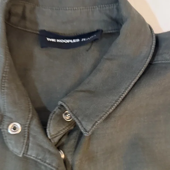 THE KOOPLES Paris linen stretch Military style cargo Jumpsuit XS - Picture 11 of 13